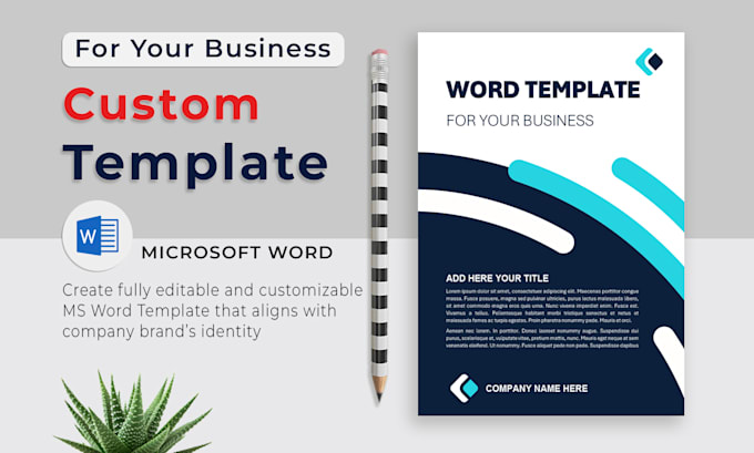 Gig Preview - Create custom word template for your business