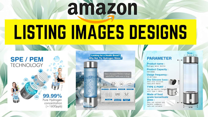 Gig Preview - Do amazon listing images design, amazon infographic, product listing pictures