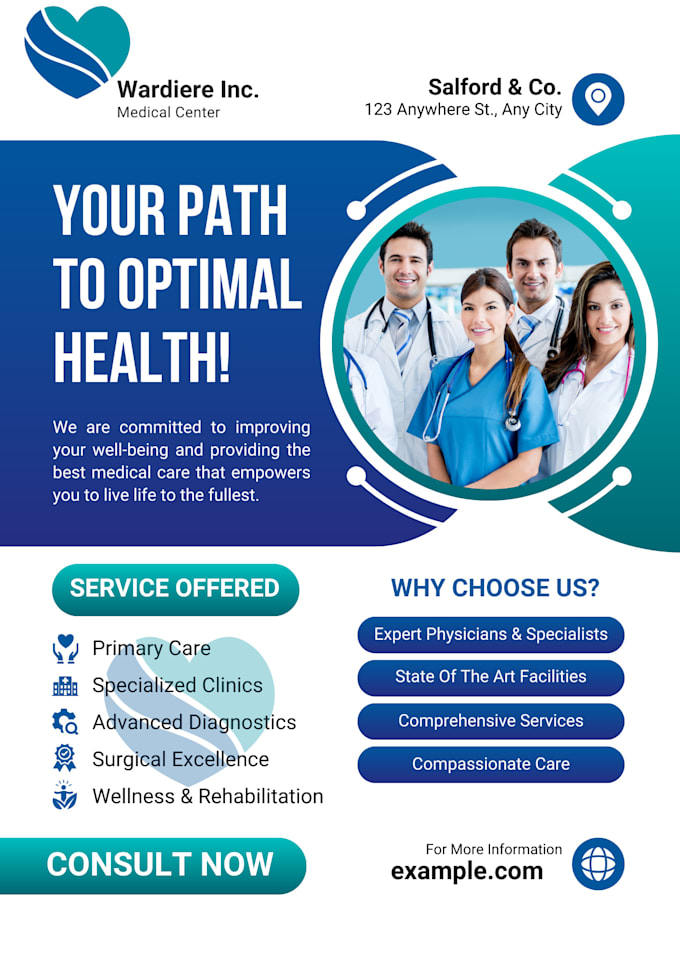 Bestseller - design medical flyer or brochure