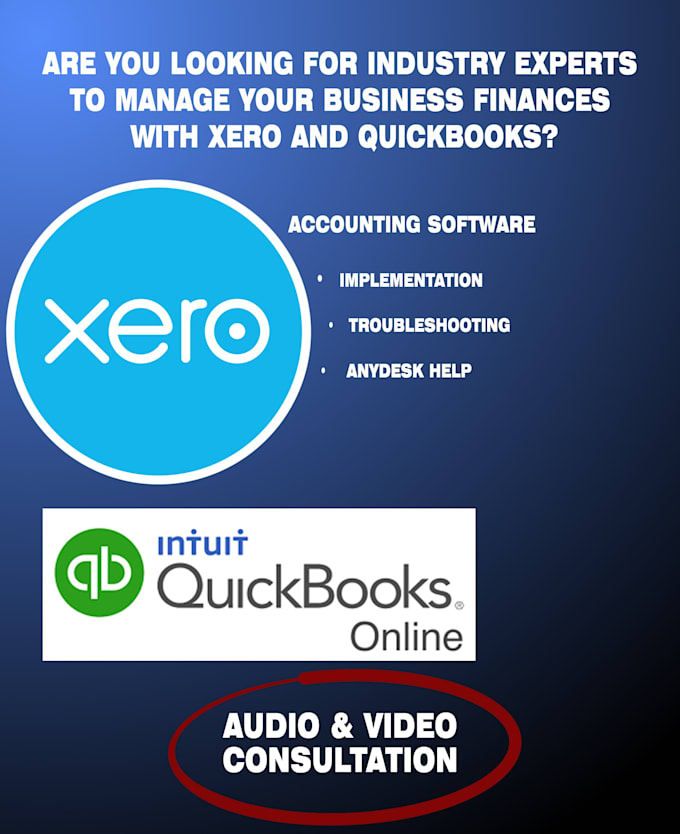 Bestseller - do quickbook and xero setting up with anydesk just for 30 USD