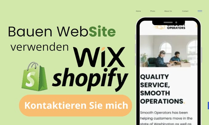 Gig Preview - Design wix buchungs website, bau, haustier website shopify design