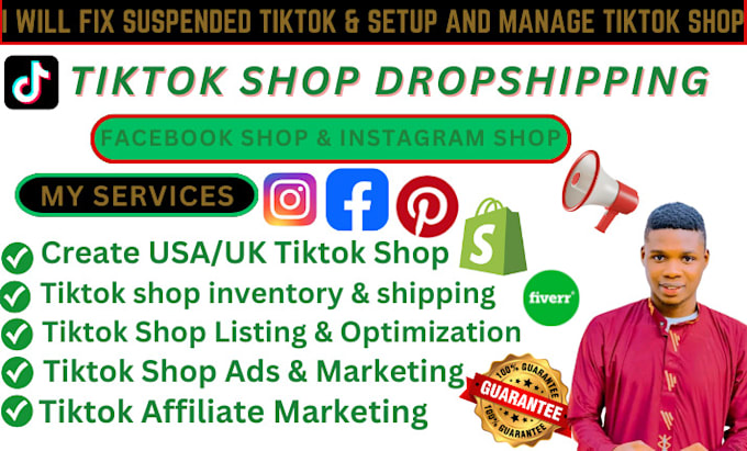 Bestseller - set up facebook shop, instagram shop, tiktok shop, tiktok marketing