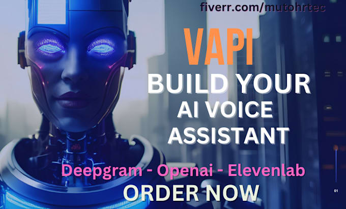 Gig Preview - Build a custom ai voice assistant ai caller for you using vapi