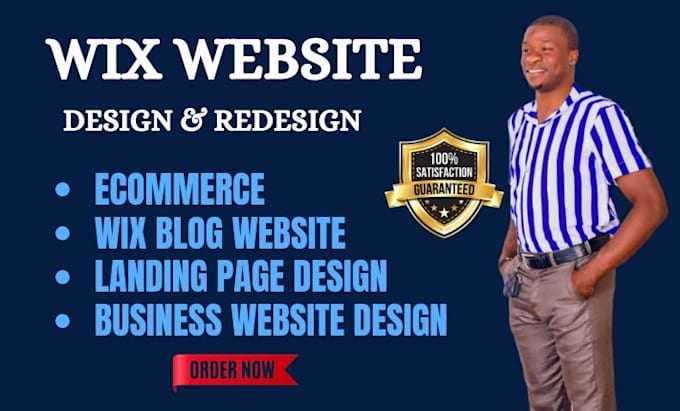 Gig Preview - Build wix website, wix website design, wix website redesign, wix development SEO