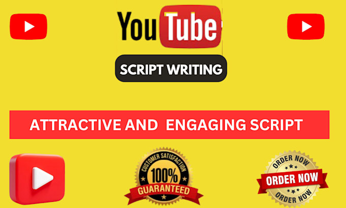 Gig Preview - Write attractive and engaging youtube script that brings more views