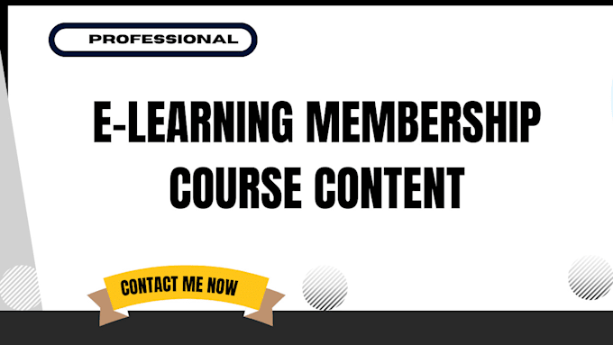 Gig Preview - Create ebook online course, mini course, udemy course, for elearning needs