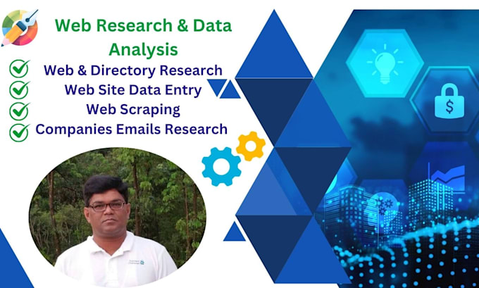 Gig Preview - Do web research and data analysis