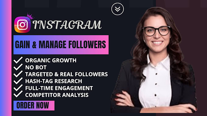 Gig Preview - Do super fast organic instagram growth to grow organic followers