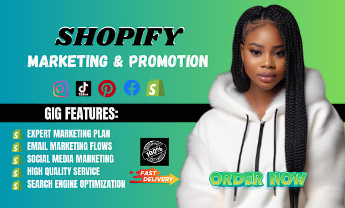 Gig Preview - Promote shopify store, complete shopify marketing, sales funnel or shopify sales