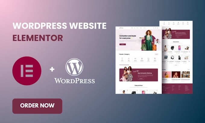 Gig Preview - Design wordpress landing page or elementor landing page