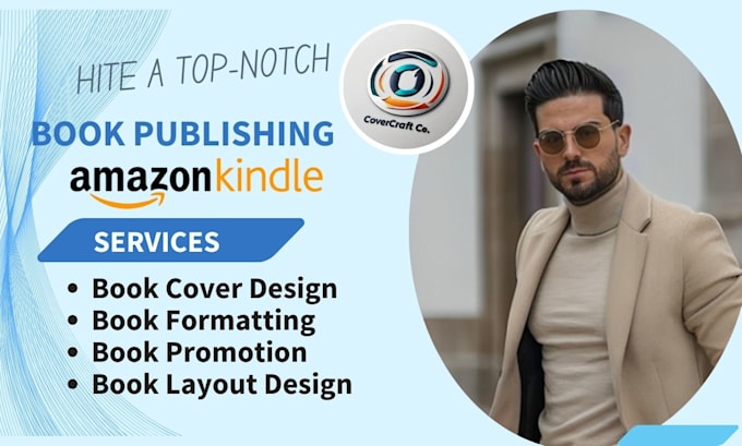 Gig Preview - Amazon kdp book publishing amazon book publishing amazon kindle book publishing