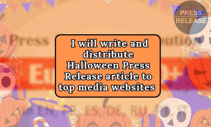 Gig Preview - Write and distribute halloween press release article to top media websites