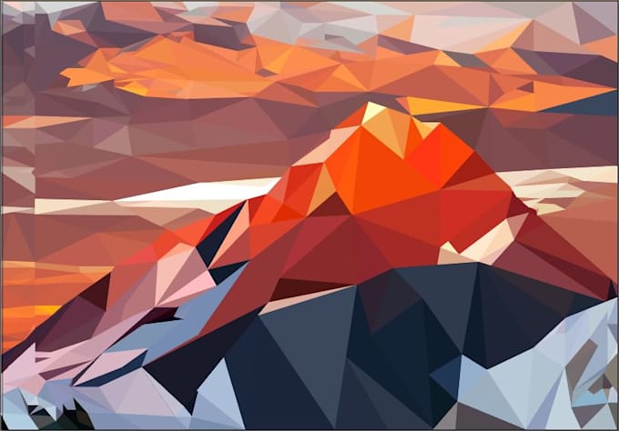 Bestseller - create a polygonal illustration