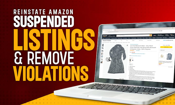 Gig Preview - Reinstate amazon suspended listings and remove amazon account ip violations