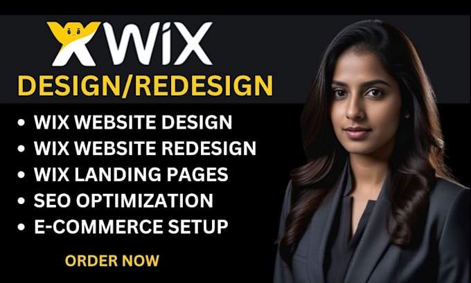 Gig Preview - Wix website redesign wix website design wix website redesign wix ecommerce