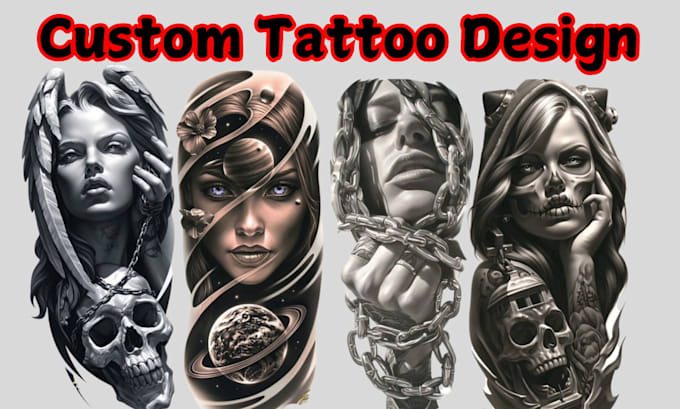 Gig Preview - Custom tattoo design, cybertribal tattoo design, tattoo sleeve, tattoo artist