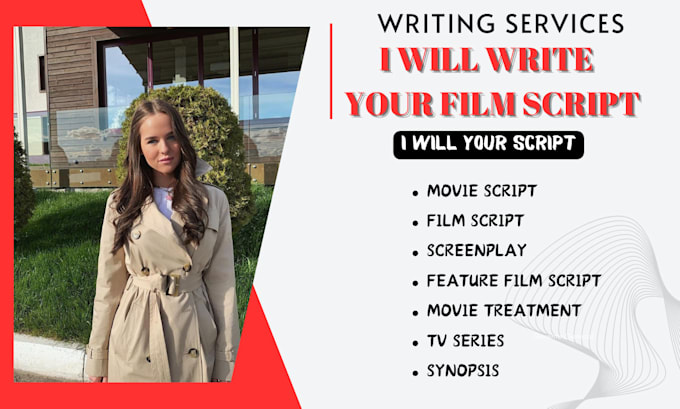 Bestseller - write movie script, screenplay, tv series, tv pilot, feature film script