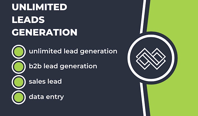 Gig Preview - Do unlimited lead generation and b2b lead generation