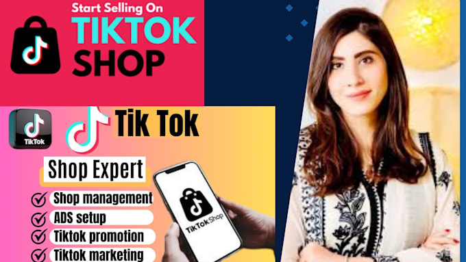 Gig Preview - Setup, fix tiktok shop, tiktok marketing, tiktok shop dropshipping tiktok ads