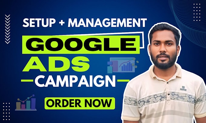 Gig Preview - Setup and manage google ads adwords PPC, search, and display campaigns