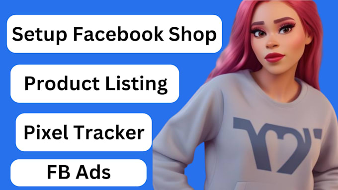 Gig Preview - Setup facebook shop ads integrate ecommerce product listing