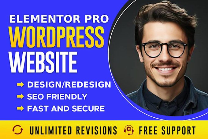 Bestseller - design wordpress and do website development in wordpress with elementor pro