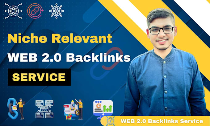 Gig Preview - Niche relevant web 2 0 backlinks for rank your website