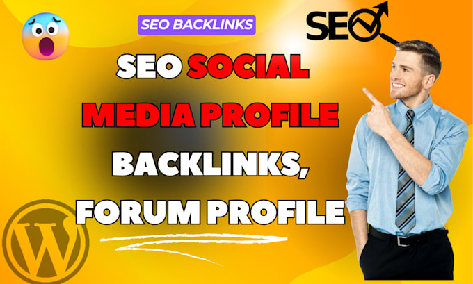 Gig Preview - Do 350 high authority  seo social media profile backlinks, forum profile