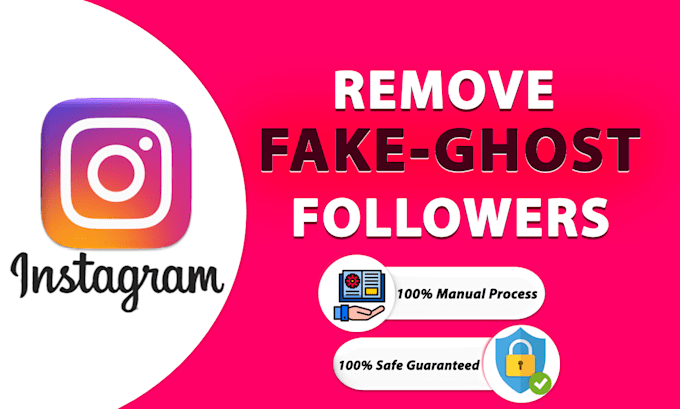 Gig Preview - Remove instagram ghost, bot, fake and inactive followers manually