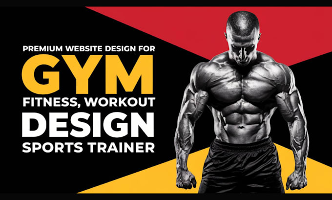 Gig Preview - Design attractive gym fitness sports workout yoga website with wordpress