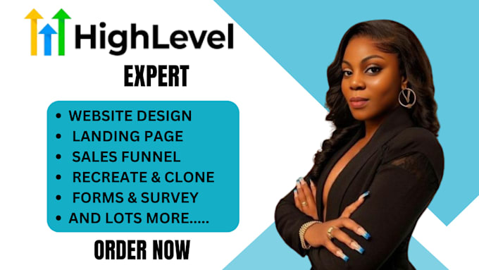 Gig Preview - Gohighlevel landing page gohighlevel sales funnel gohighlevel website ghl expert