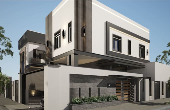 Gig Preview - Architecture visualization home exterior andinterior design realistic rendering