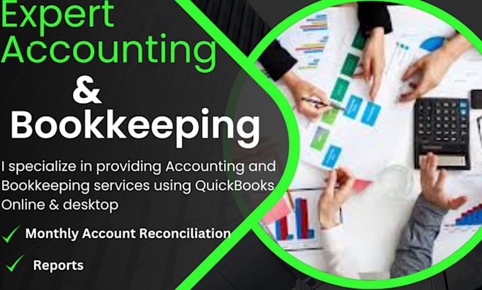 Gig Preview - Do bank reconciliation, bookkeeping, and clean up for quickbooks online, desktop