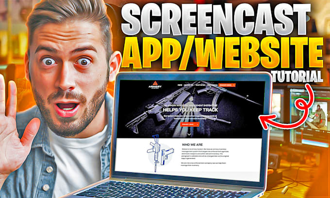 Gig Preview - Screencast how to use website or app tutorial video