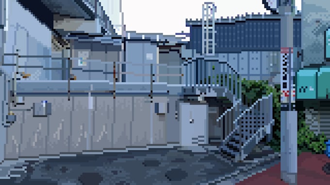 Gig Preview - Make pixel art scene, background or lands