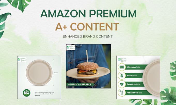 Gig Preview - Do amazon ebc design, amazon a plus content, for enhanced brand content