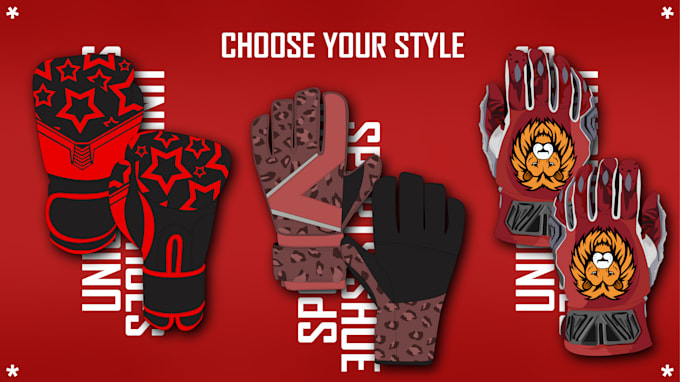 Gig Preview - Do professional boxing, goalkeeper or any other gloves designs