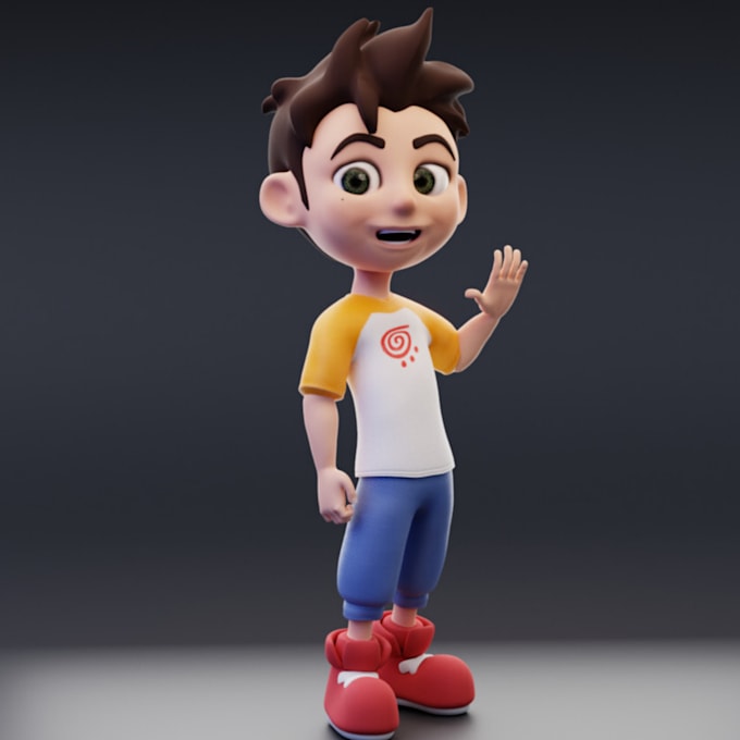 Gig Preview - Do 3d character animation 3d kids animation 3d rigging 3d character modeling