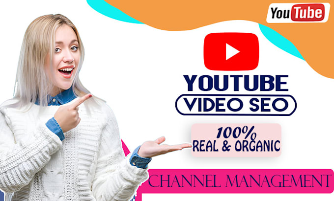 Gig Preview - Be your youtube channel growth manager and video SEO expert