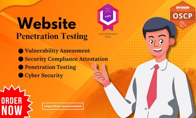 Gig Preview - Conduct vulnerability assessment and penetration testing on your site