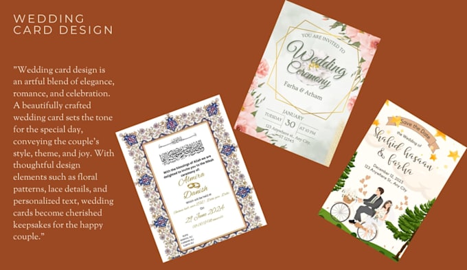 Gig Preview - Design a heartfelt graphic such as logo and invitation cards