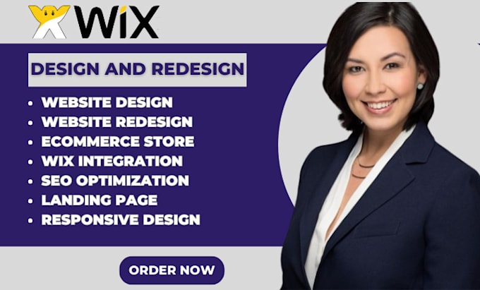 Gig Preview - Build wix website, wix website redesign, wix website design,redesign wix website