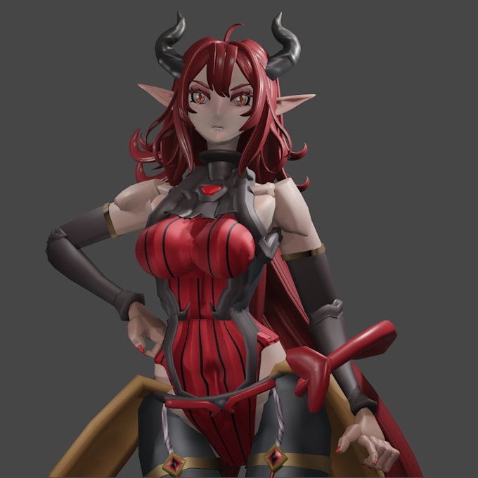 Gig Preview - Design 3d character, game character in blender rig unreal  and unity engine