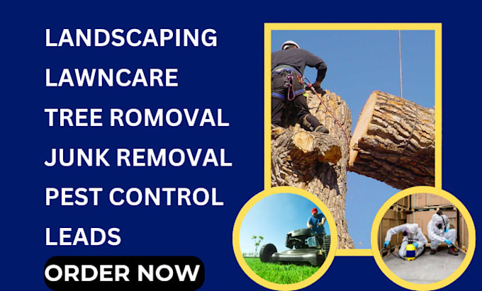 Bestseller - generate landscaping lawncare tree removal junk removal tree services leads