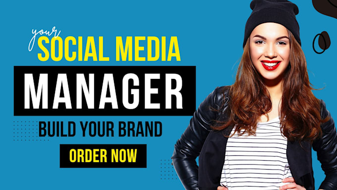 Gig Preview - Be your social media manager and personal assistant