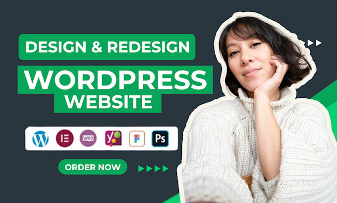 Gig Preview - Design, redesign, update, edit,copy, clone,duplicate or revamp wordpress website