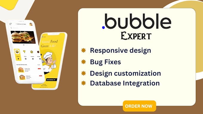 Gig Preview - Design bubbleio develop bubble app bubble developer bubble website saas mvp