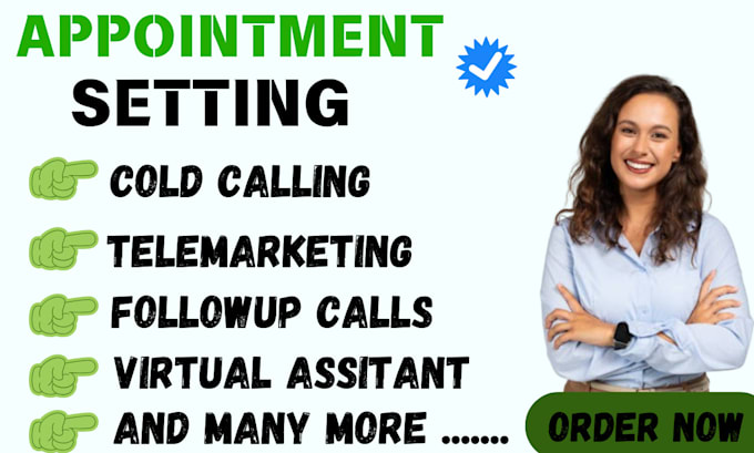 Gig Preview - Do cold calling, telemarketing, appointments setting and lead generation