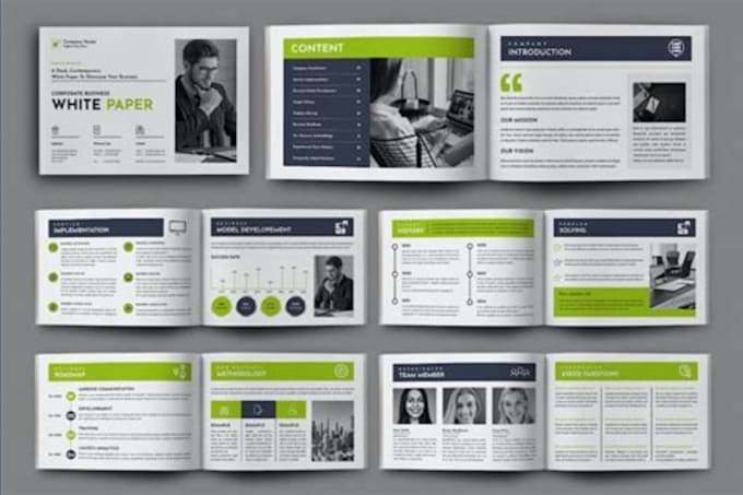 Gig Preview - Design a flyer, brochure, company profile, annual report, and white paper