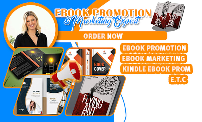 Gig Preview - Ebook promotion ebook marketing kindle ebook promotion amazon ebook sales funnel